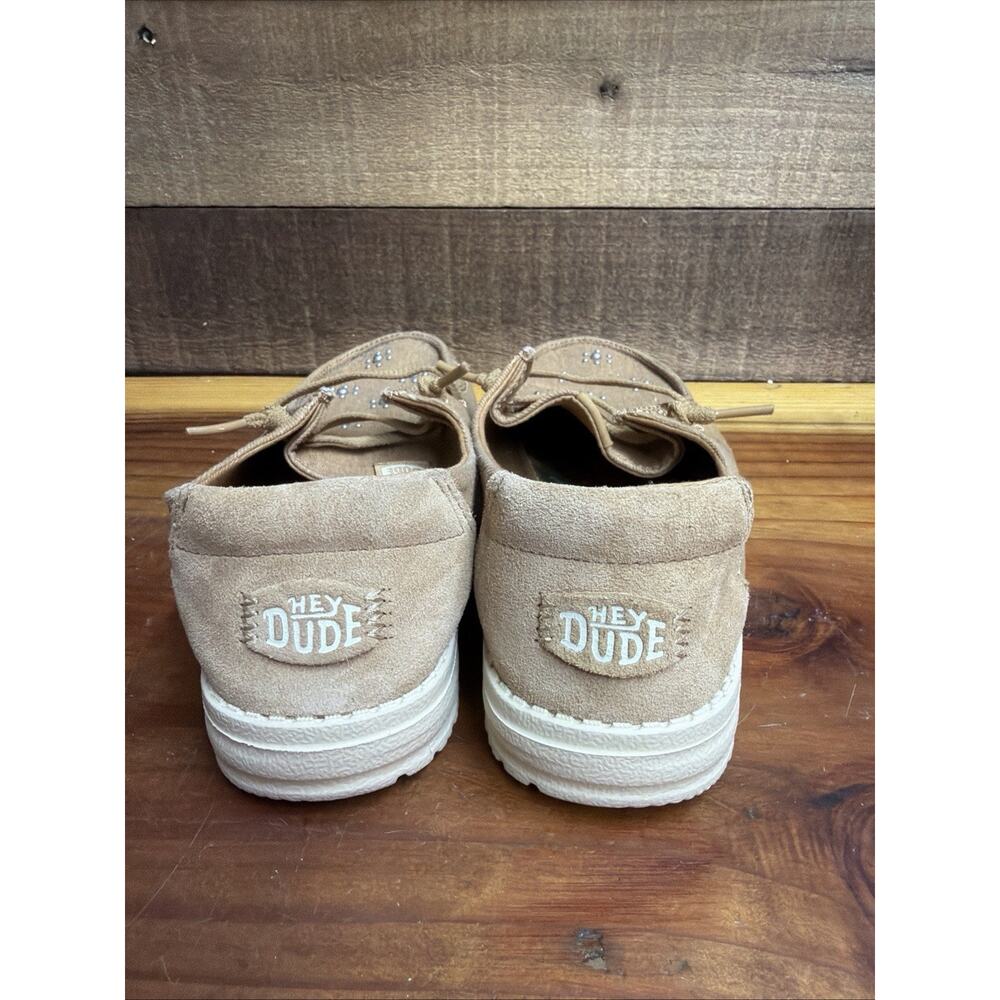 Hey Dude Wendy Star Studded Brown Tan Women's Size 9 - Picture 5 of 8